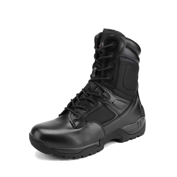 NORTIV 8 Men's Military Tactical Work Boots Hiking Motorcycle Combat Boots - Picture 1 of 6